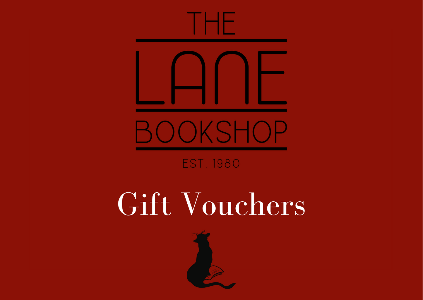 Lane Bookshop Gift Vouchers